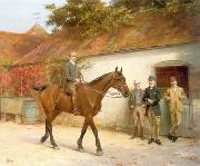 unknow artist Classical hunting fox, Equestrian and Beautiful Horses, 114. USA oil painting artist